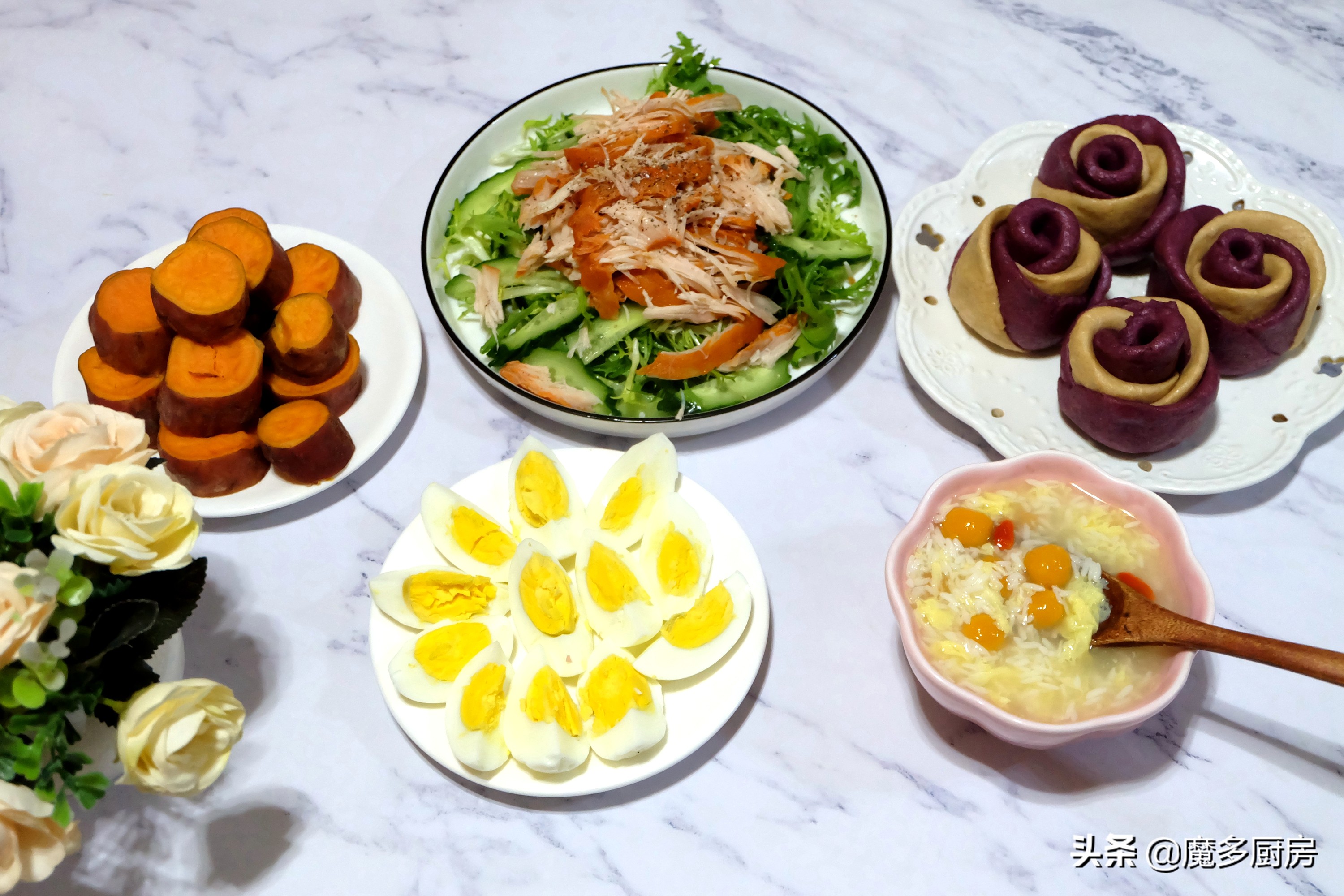 孩子假期给妈妈做早餐简单不重样,开学早餐简单易做营养不重样