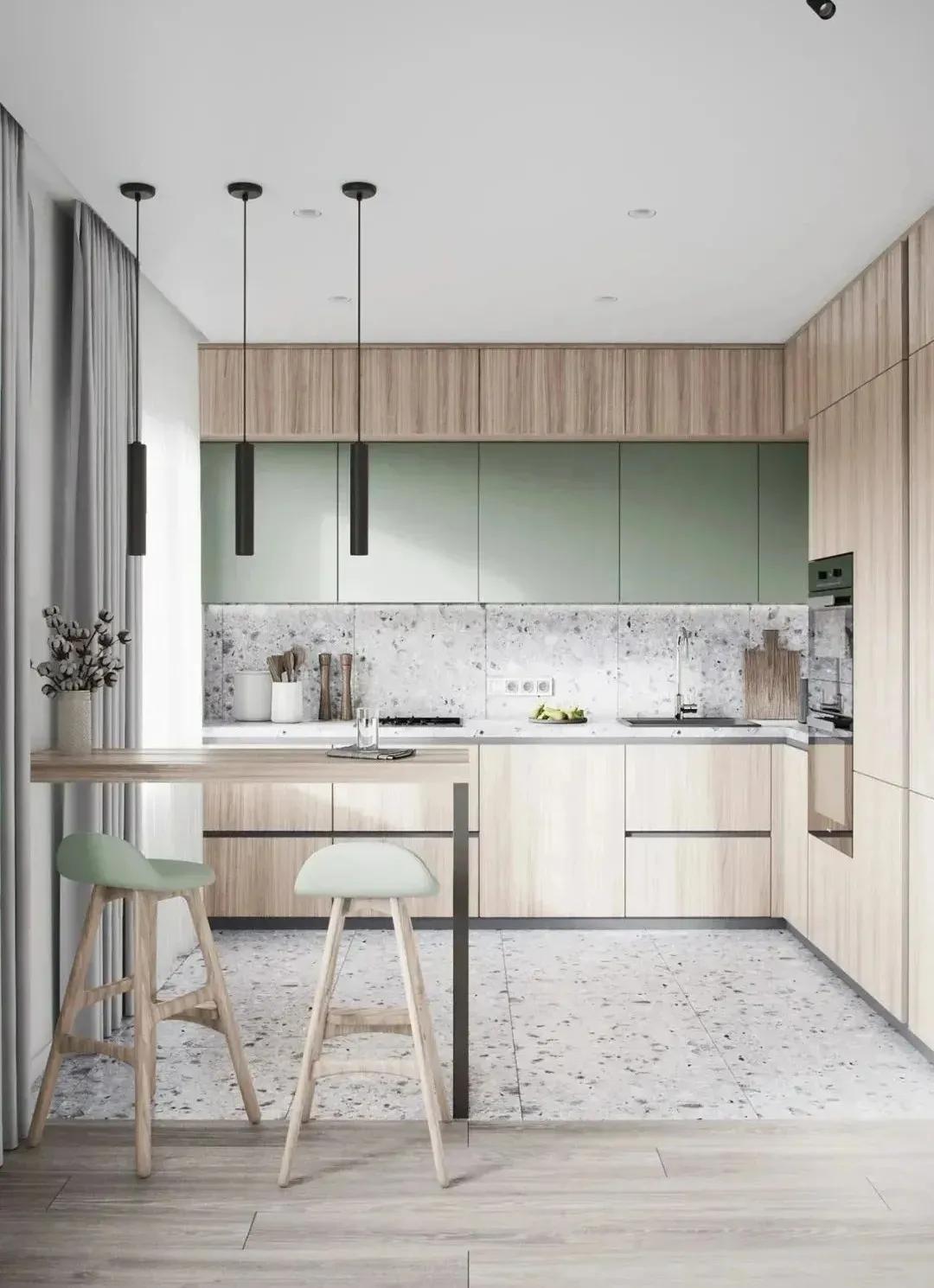 l型厨房装修尺寸一览表,l型厨房吊柜装修效果图