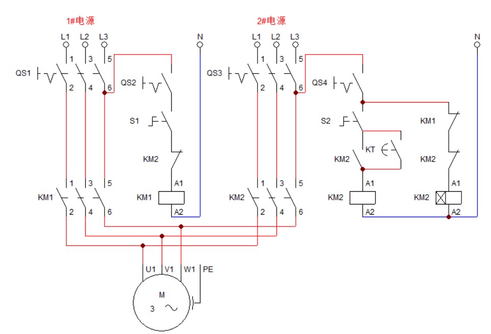 两组电源供电如何自动切换,自动切换双电源教程