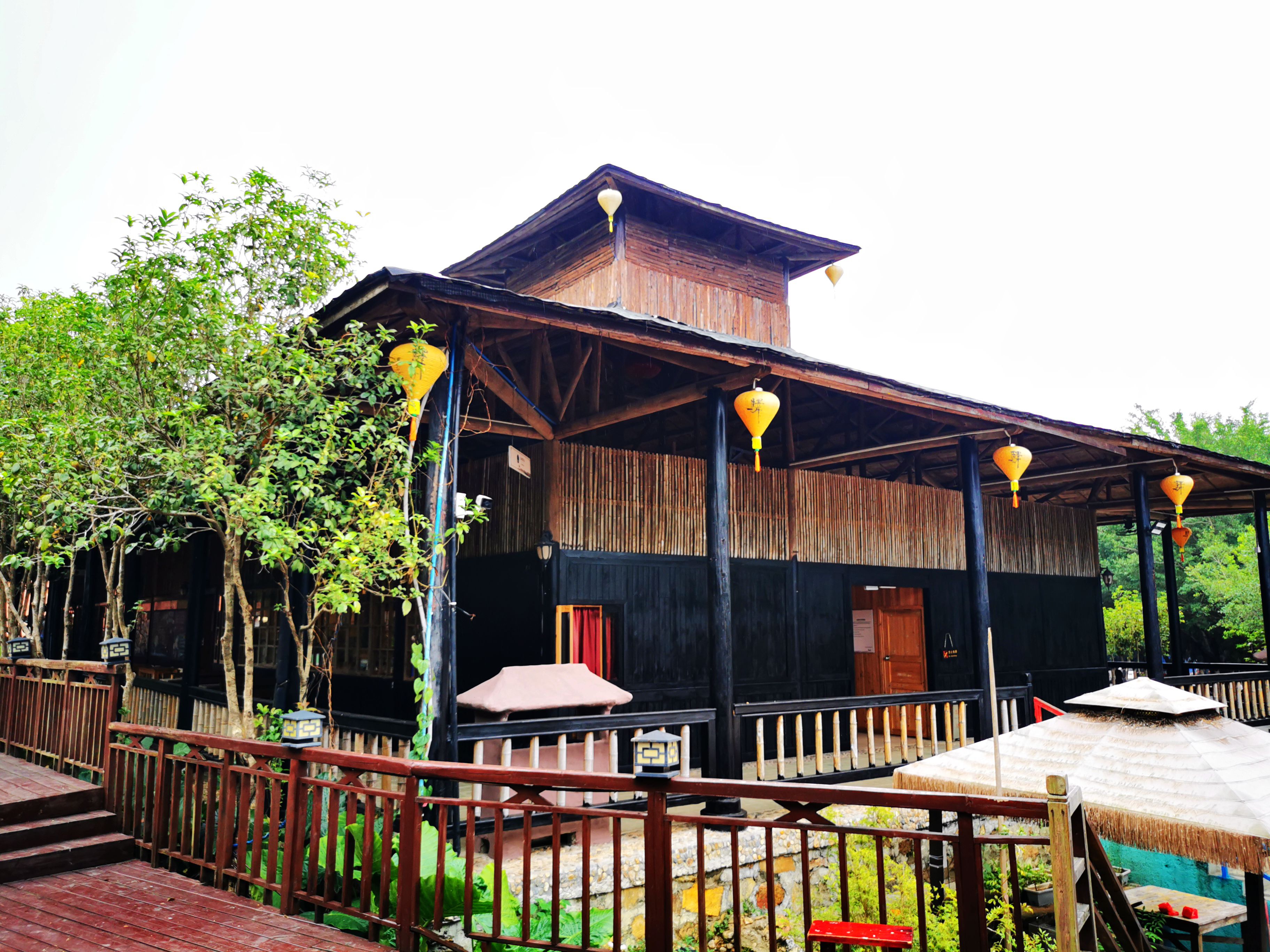 英德天门沟九州驿站套餐,英德九州驿站树上温泉