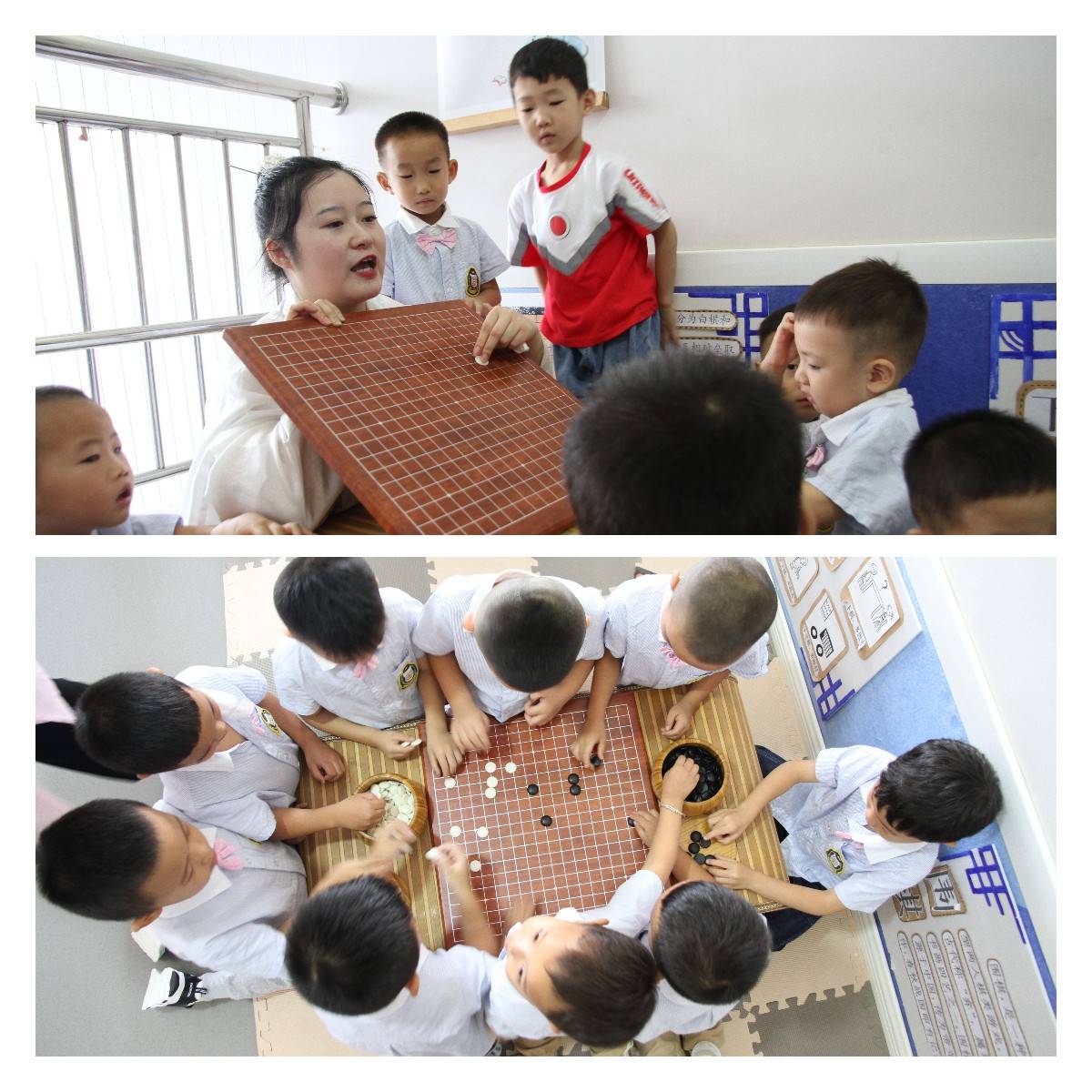 “国韵迎新·童趣古玩”西安天资贝恩幼儿园开学典礼满满国风