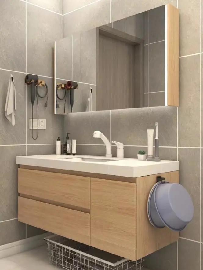 卫生间装修不能错过的浴室柜,小的卫生间如何选浴室柜