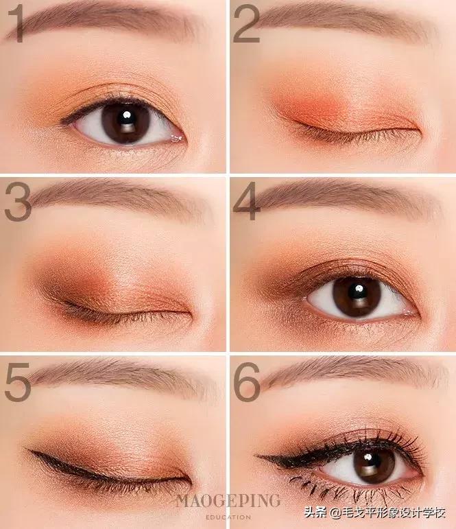 眼妆怎么画显大又干净的眼影颜色,怎样用四种颜色眼影画出酷的眼妆