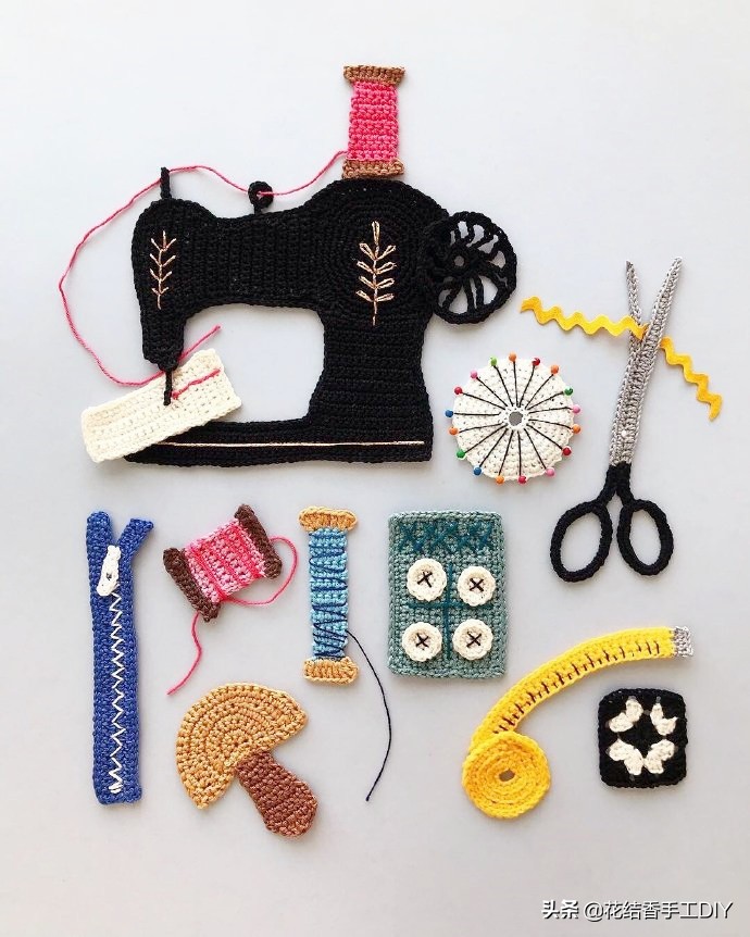 好看的手工毛线钩花,好看又好玩又简单的钩针毛线手工