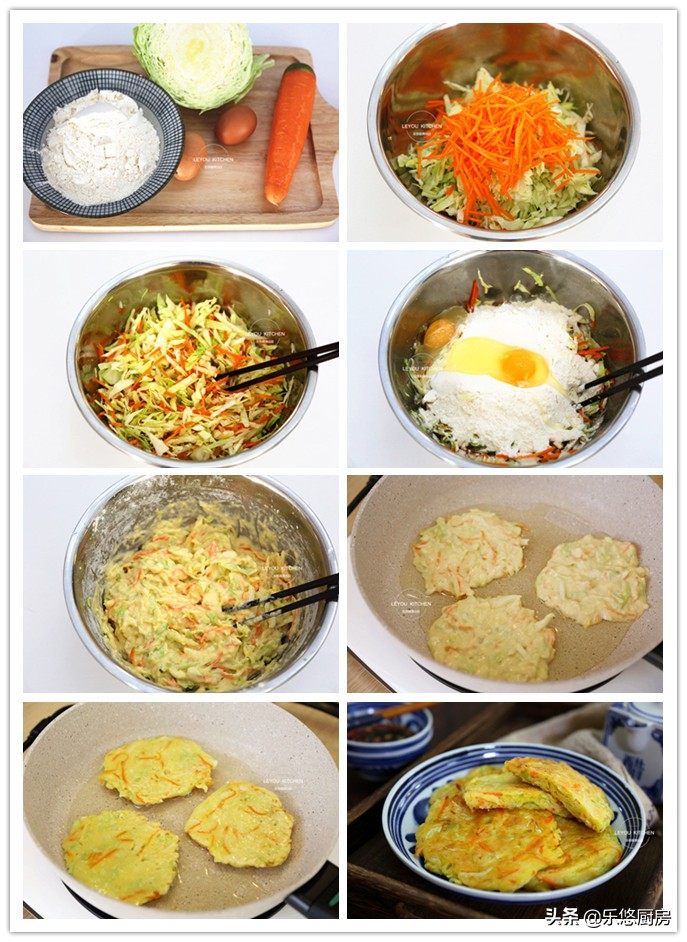 100种早餐饼大全,蔬菜鸡蛋饼面糊怎么调