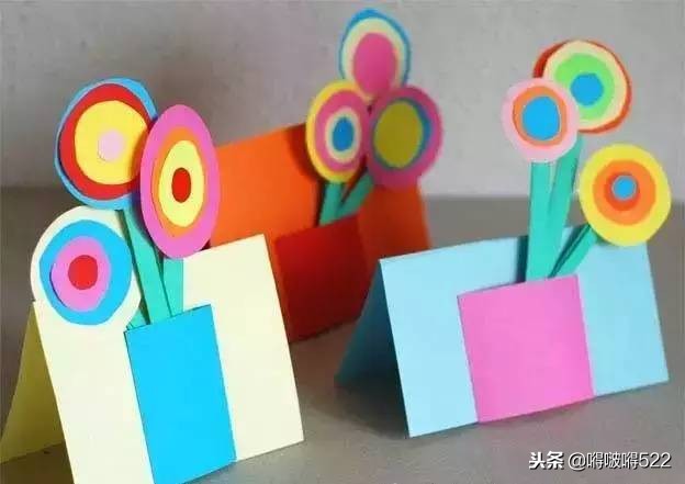 幼儿园节日贺卡制作教程简单漂亮,一年级手工节日贺卡