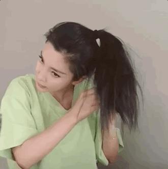 花瓣丸子头学生党蓬松,古风丸子头前额花瓣头饰