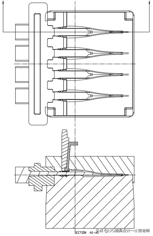 塑胶模具设计：电子体温计外壳注射模教程，新手还不收藏下