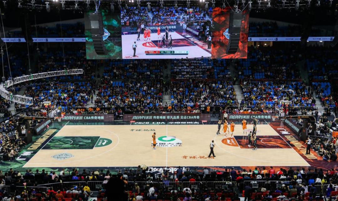 cba赛事级运动地板,美凯地板cba全明星