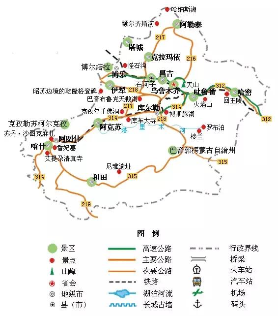 全国34个旅游城市地图汇总,全国旅游地图高清版2021