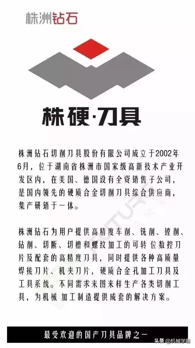 全国排名前十高端刀具品牌,世界十大数控机床品牌排行榜