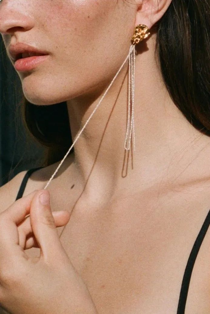 欧阳娜娜耳环,无耳洞耳钉欧阳娜娜