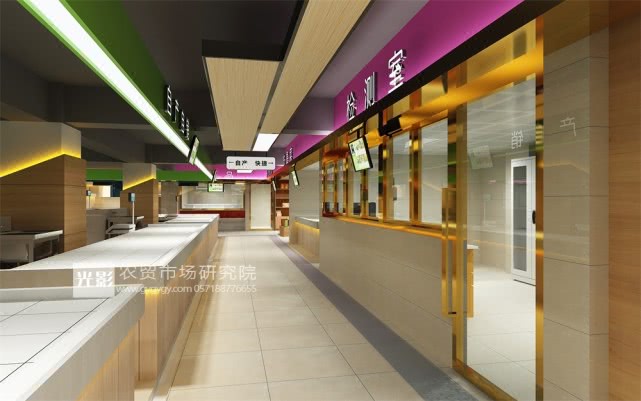 菜市场猪肉摊位设计,北京新型菜市场设计方案效果图