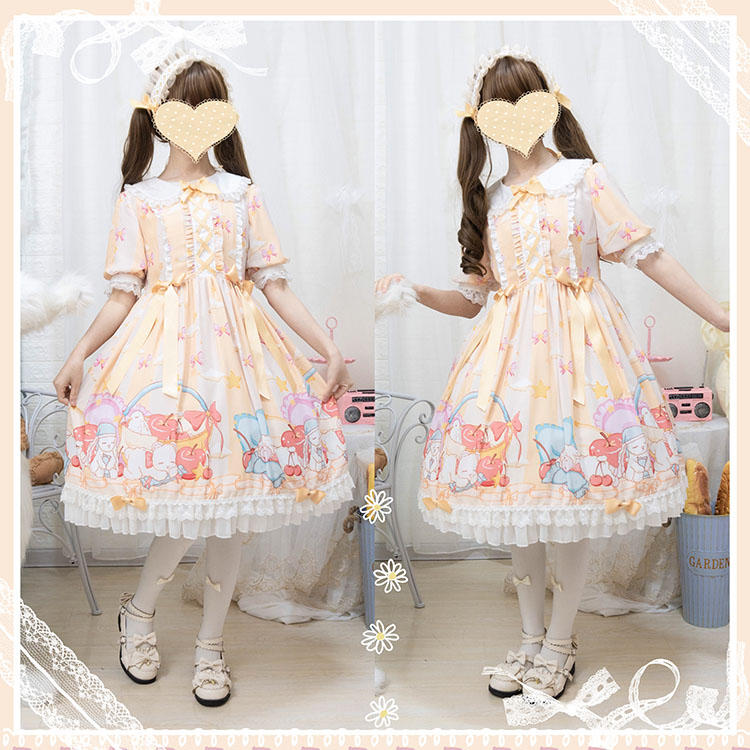 超甜的夏日黄色系Lolita大安利