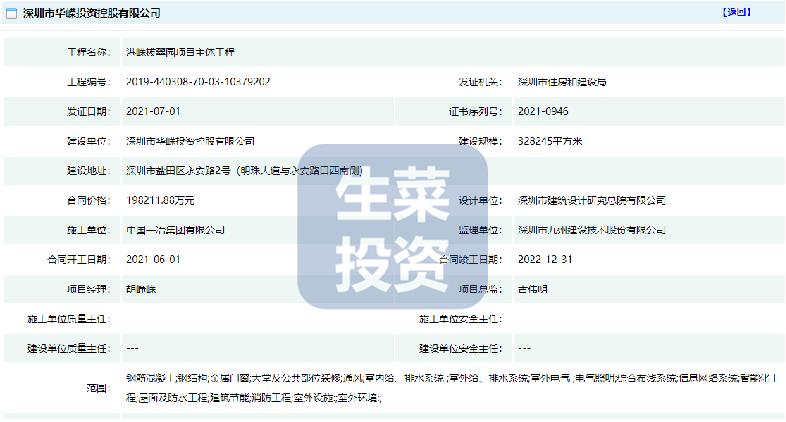 7月第1周：全市18个旧改有新进度！福晟、京基、亿融源投资等入驻