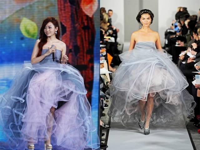 春晚时尚图鉴：热巴杨幂的红裙、王菲刷碗手套和董卿李思思的口红