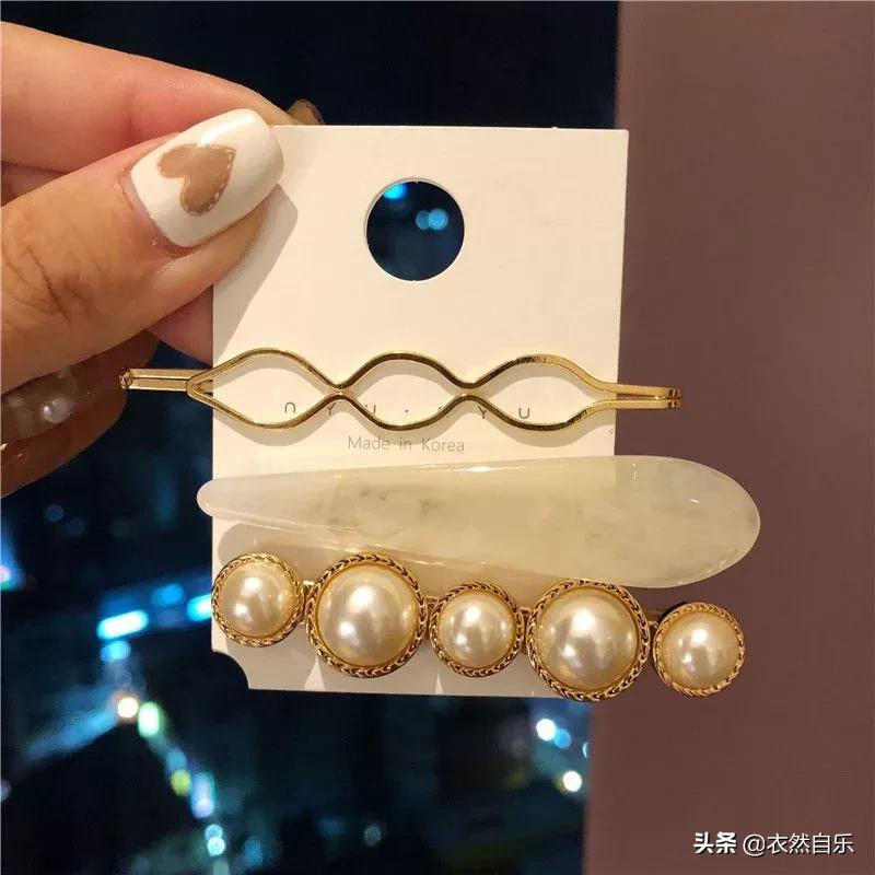 今年最流行的发夹装饰品,宝石发夹发饰