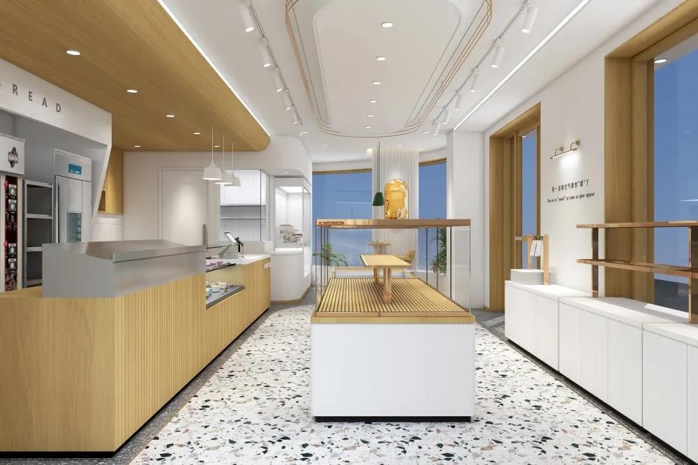 蛋糕店简装修风格图片,新中式蛋糕店极简风格