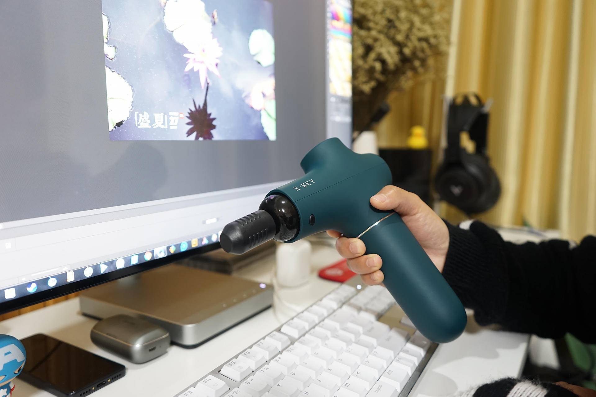 专业级筋膜枪按摩器肌肉放松,放松肌肉筋膜枪真实测评