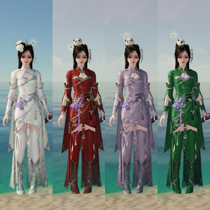 天刀2022新年时装染色,天刀最新染色系统运用详解