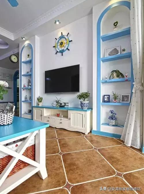 地中海60-70平小户型装修效果图,小户型装修设计小窝60平高级灰