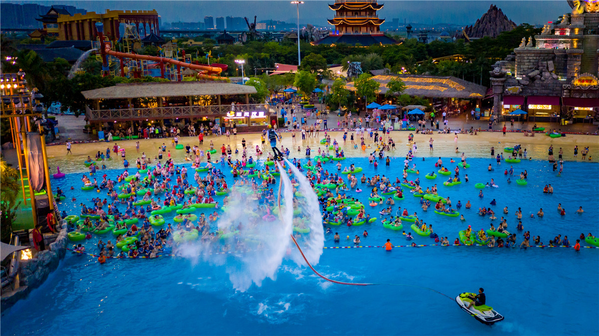 方特烟花灯光秀,方特玩烟花秀