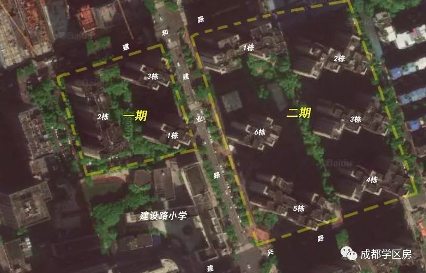 建设路附近学区房,热门双半径学区房