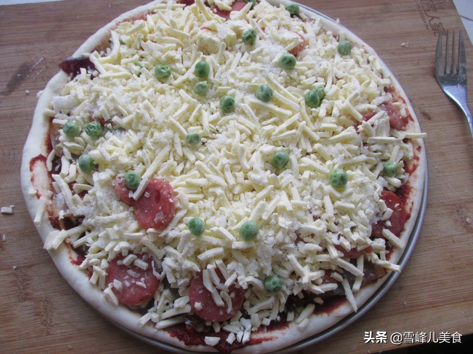 动手做一个拉丝好玩的披萨,披萨怎么做好吃又简单能拉丝