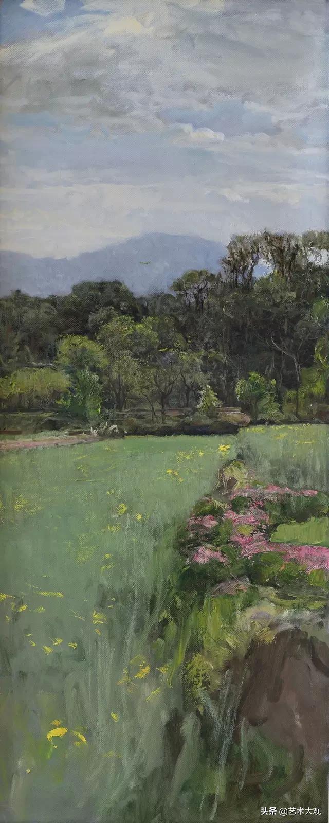 广州美院油画风景写生作品欣赏,播放中国美院风景油画写生视频