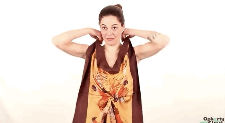 爱马仕丝巾绑法视频,爱马仕丝巾怎么绑好看