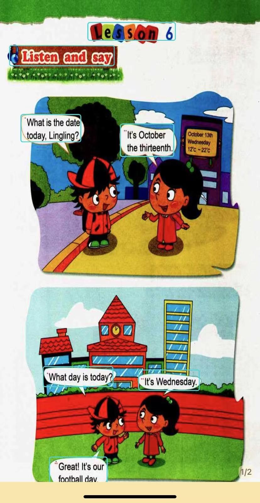 冀教版三年级上册英语lesson6,跟孩子一起学英语