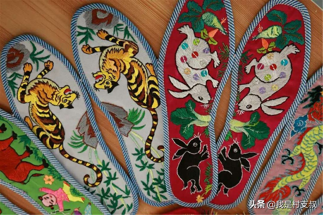 绣花鞋垫采用的是什么绣,手工鞋垫绣花自己绣带线的