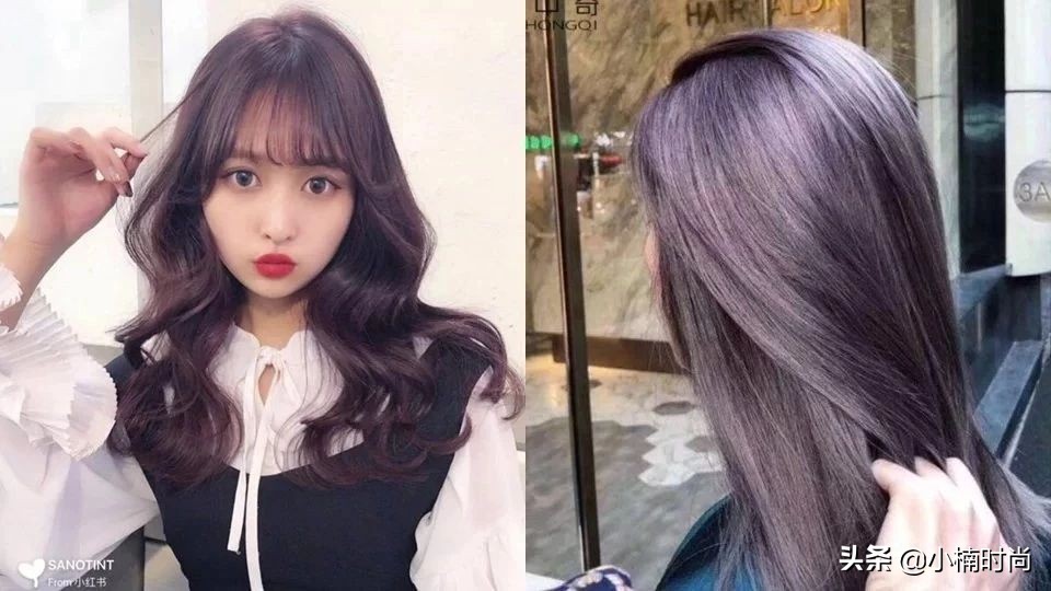 黄白皮肤适合染什么发色素颜,适合秋冬黄白皮肤的发色