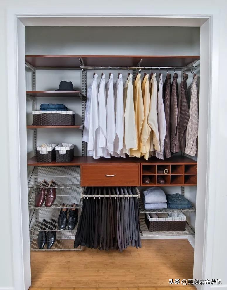 芜湖麻雀装饰30套案例告诉你，衣帽间怎么设计最好用