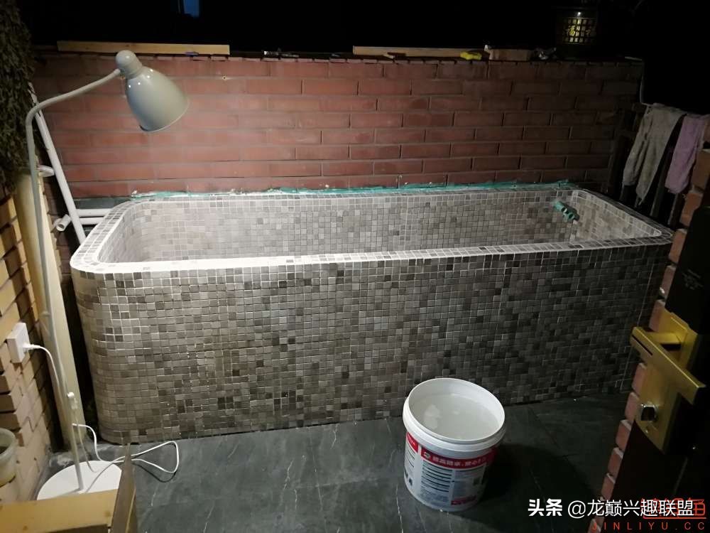 鱼友自制龙鱼缸,自制锦鲤鱼食配方及全过程