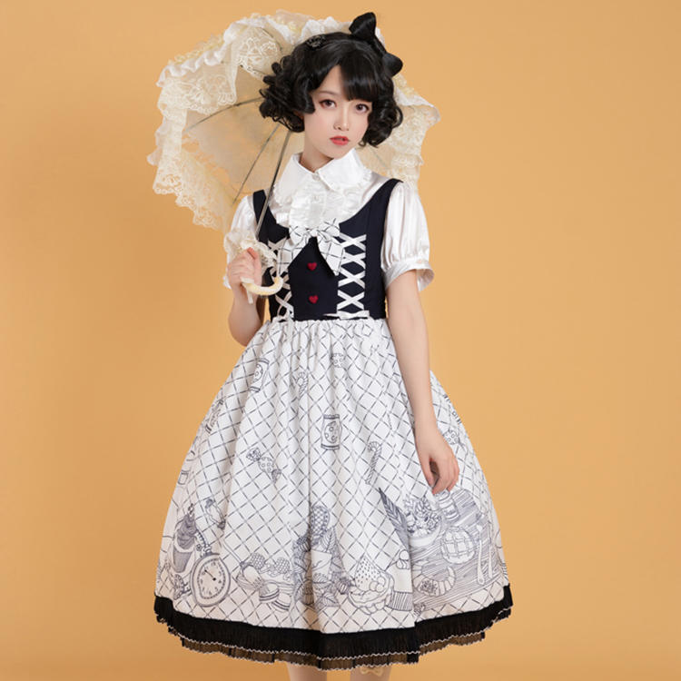 百元纯白lo裙,百元lo裙推荐优雅长裙