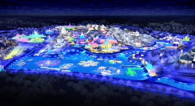 长春莲花山冰雪大世界打卡地,长春市莲花山冰雪大世界营业时间