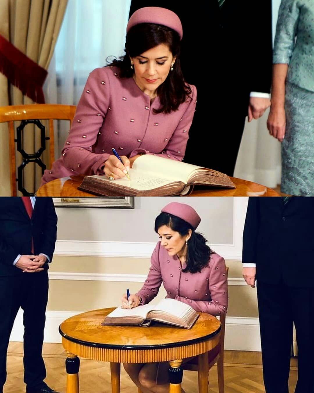 王室女性成员签名照:女王贵气,莱后最霸气,最优雅当属戴妃