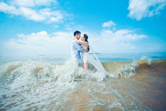 执子之手与子偕老在三亚哪个景区,三亚天涯海角执子之手与子偕老