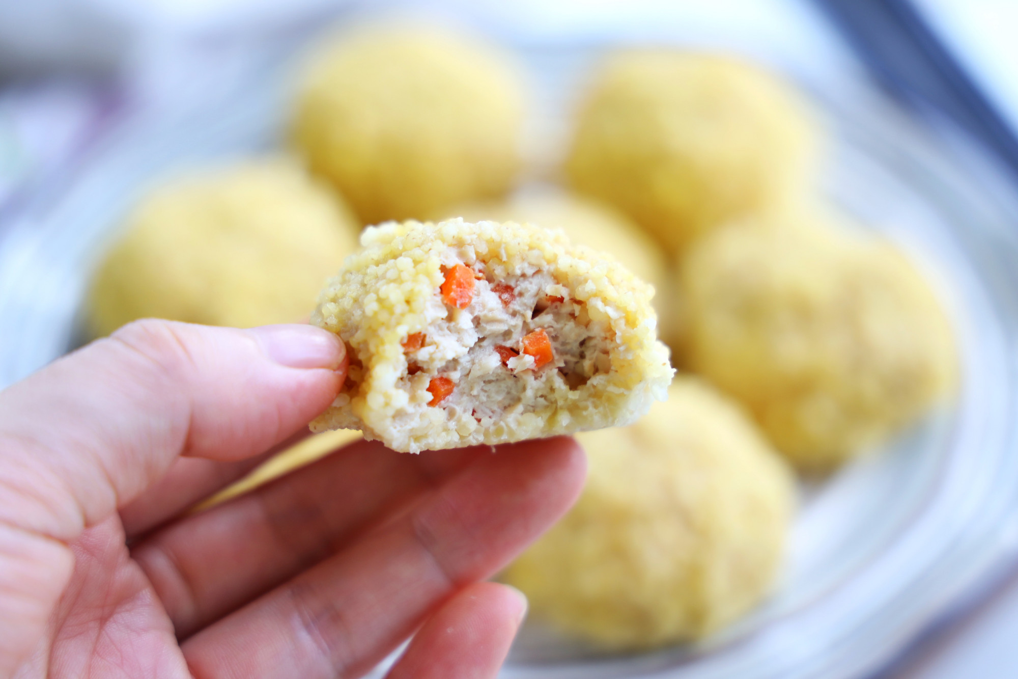 减脂期推荐的鸡胸肉丸,自制减脂鸡胸肉丸减肥餐