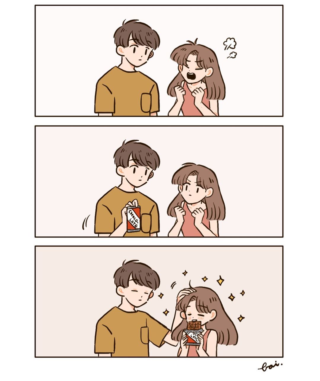 最温馨的情侣小漫画,温馨情侣漫画