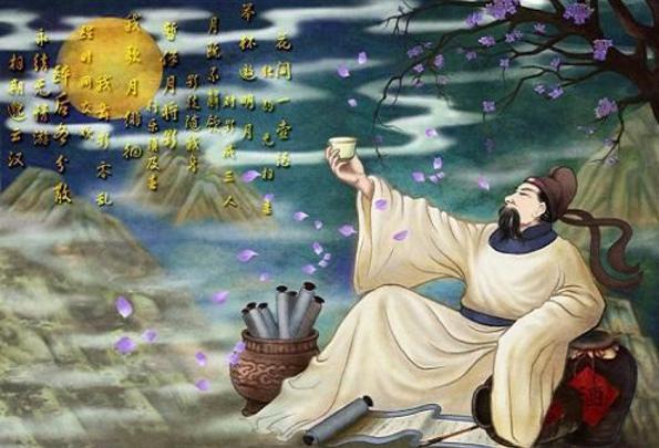 李白一个人喝酒时写下的诗句,李白将进酒哪些诗句最经典