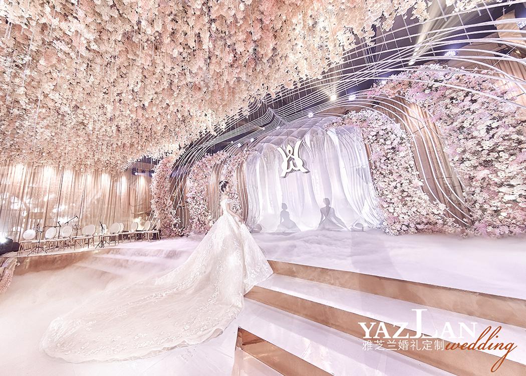 百万级婚礼现场中式,顶级西式婚礼教堂