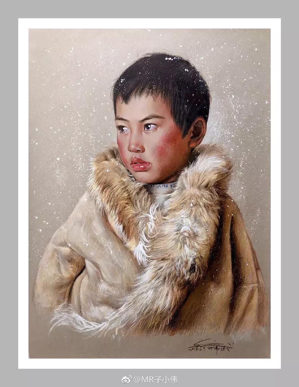 写实彩铅画,超好看素描画迪丽热巴