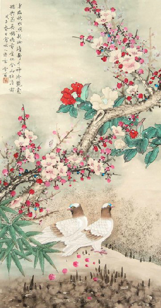 陈之佛工笔花鸟画技法解析,陈之佛花鸟画教程视频