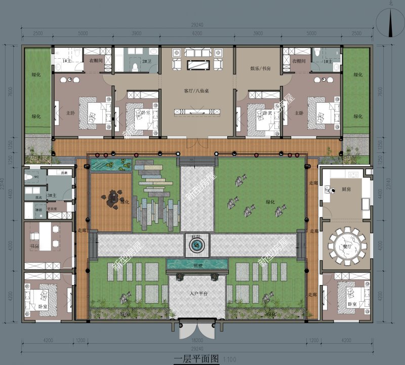 好看的中式农村自建房,简单实用的中式农村自建房