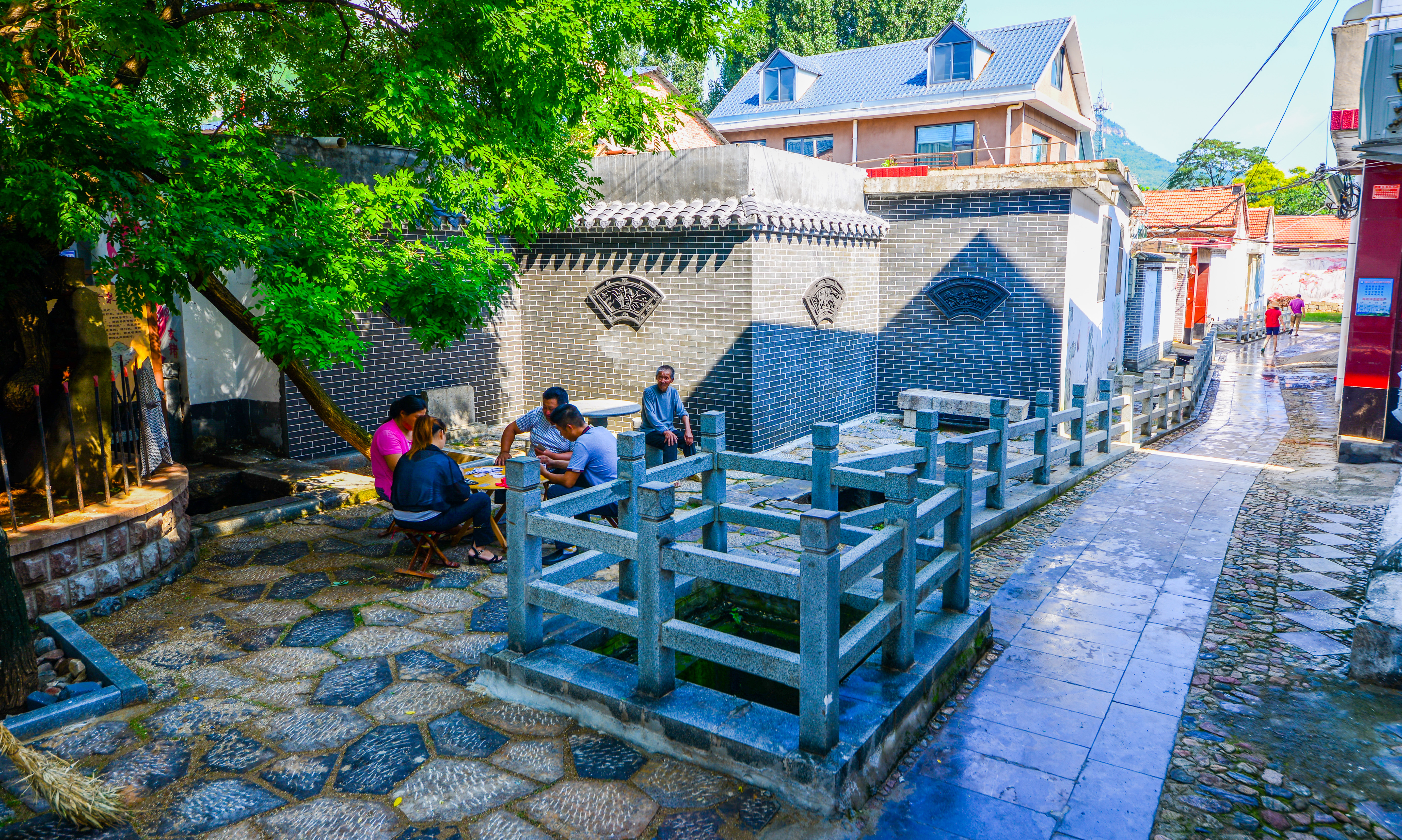 叮咚的泉水,迷人的风景,济南这个古村低调鲜为人识,却美得让人惊喜!