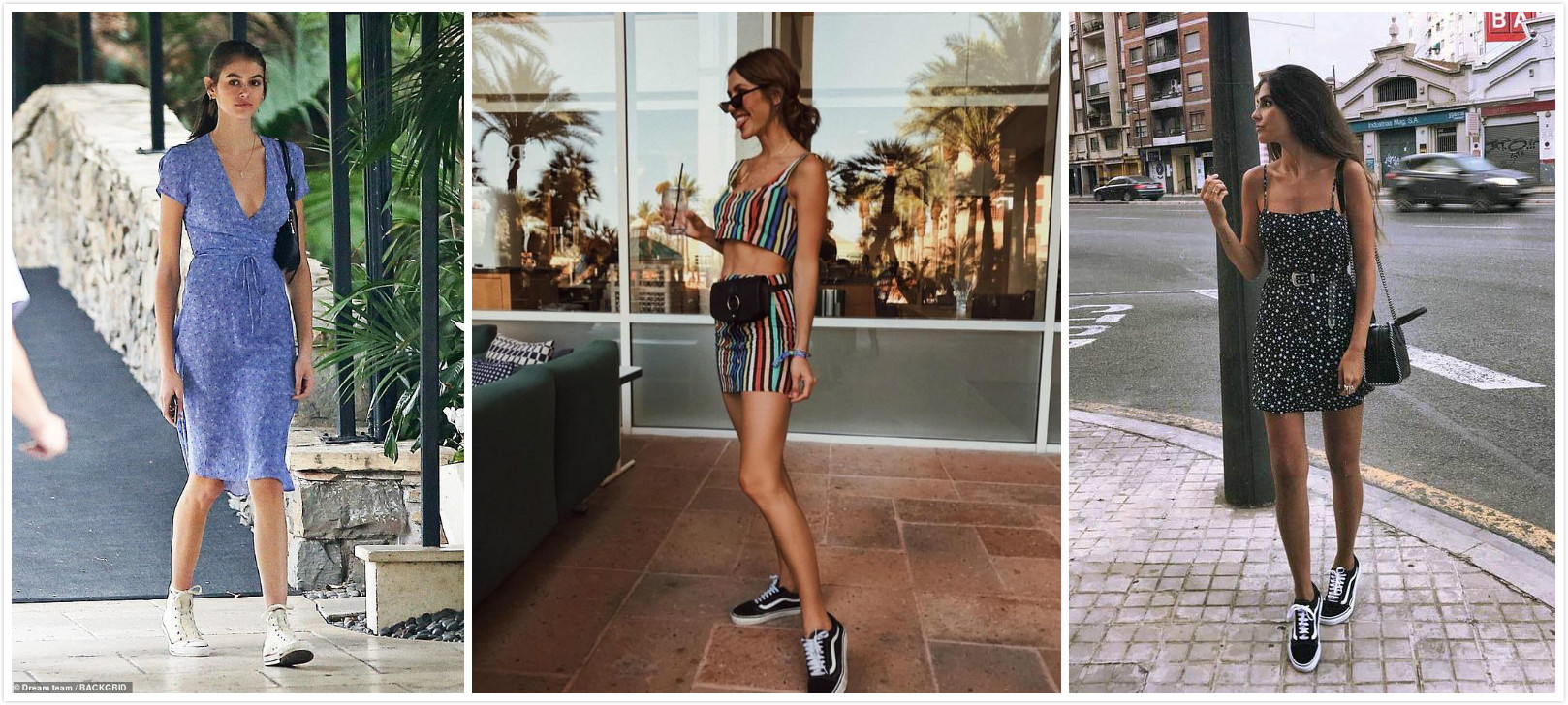 复古与潮流的帆布鞋,帆布鞋是体现休闲风的重点单品