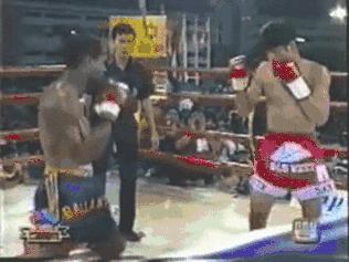 泰拳和踢拳的对决,泰拳vs拳击无规则