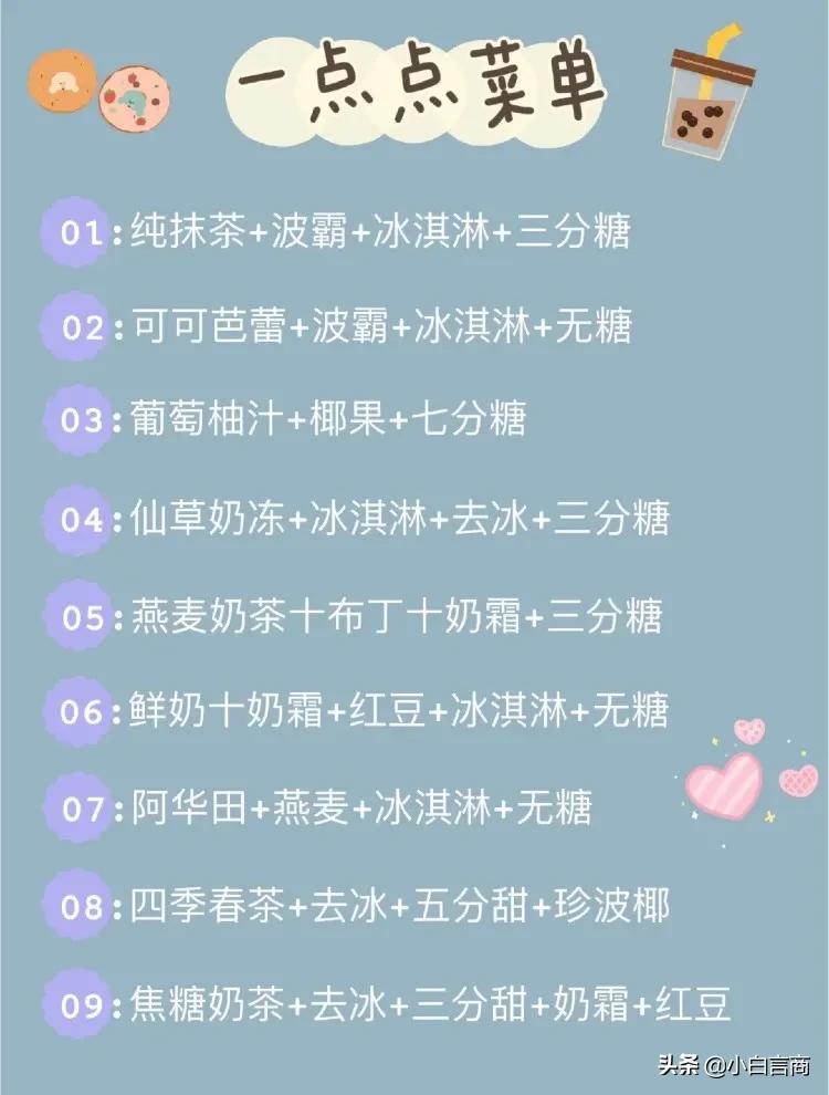 快收下这份最全奶茶“隐藏菜单”